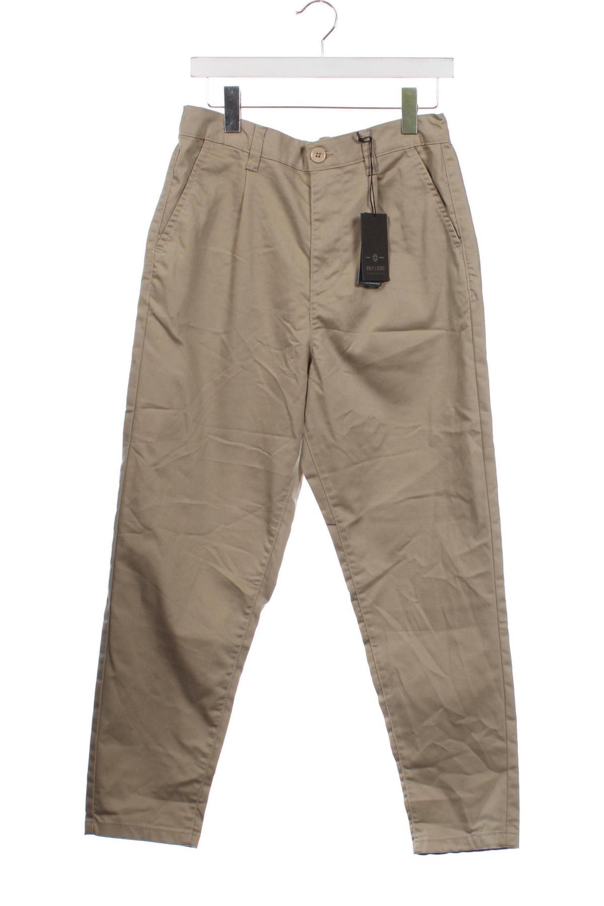 Herrenhose Only & Sons, Größe S, Farbe Beige, Preis 5,49 €