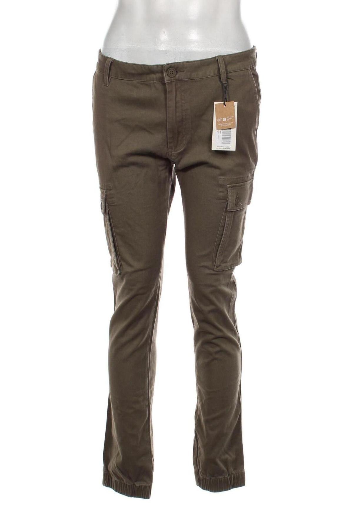 Мъжки панталон Pier One, Размер S, Цвят Зелен, Цена 15,18 лв.