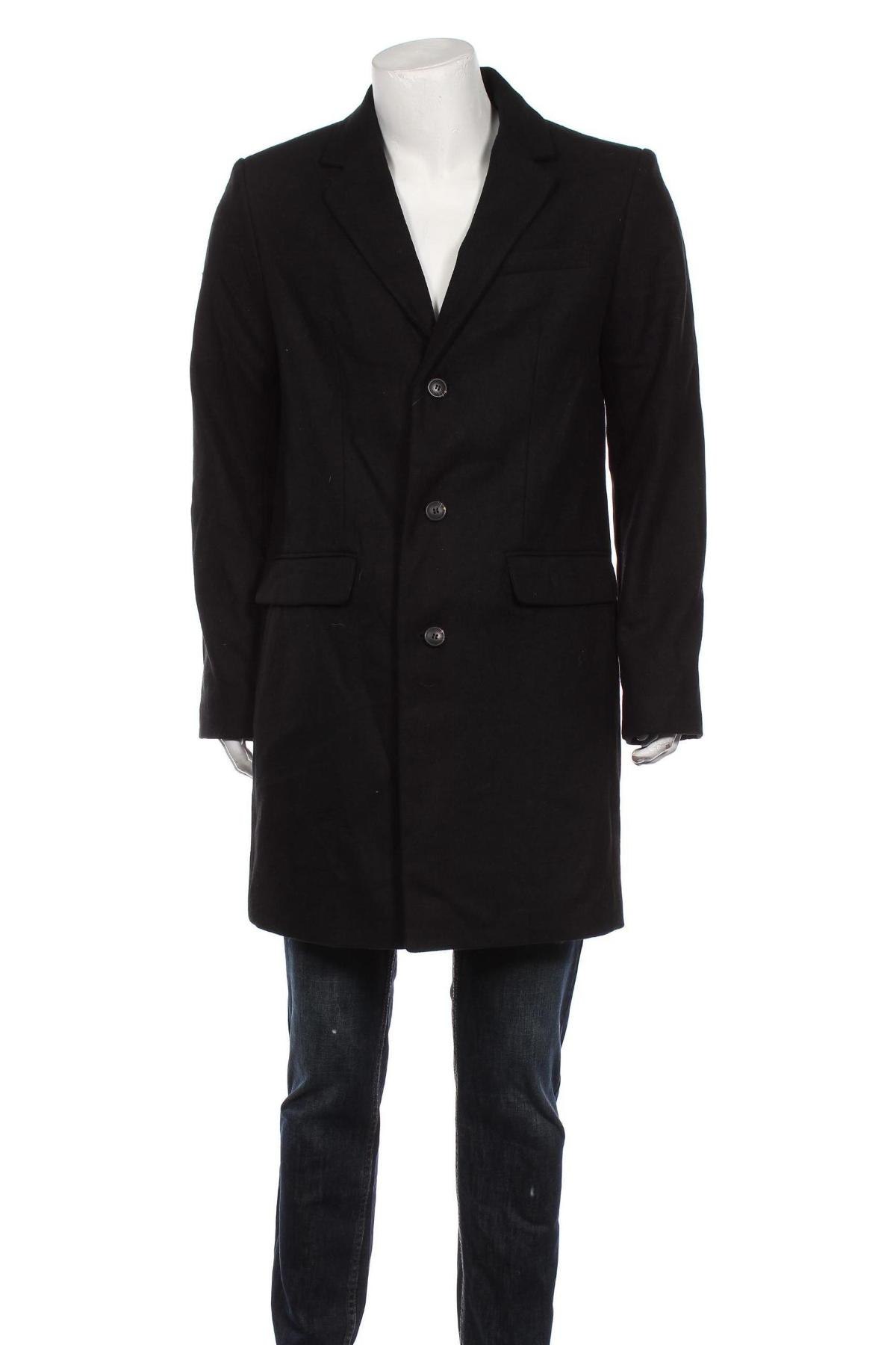 Palton de bărbați Pier One, Mărime L, Culoare Negru, Preț 565,79 Lei