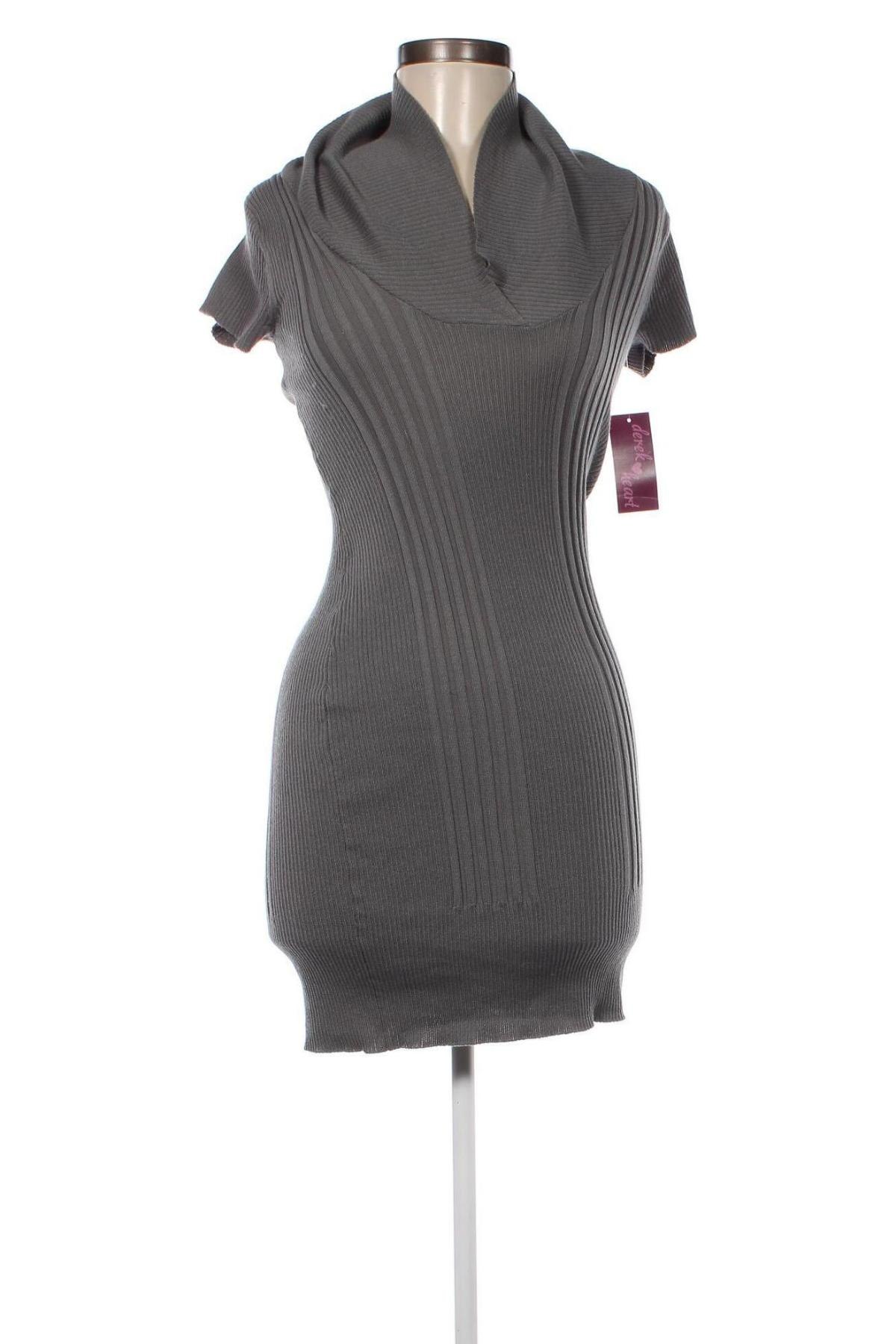 Kleid Derek Heart, Größe M, Farbe Grau, Preis 32,01 €