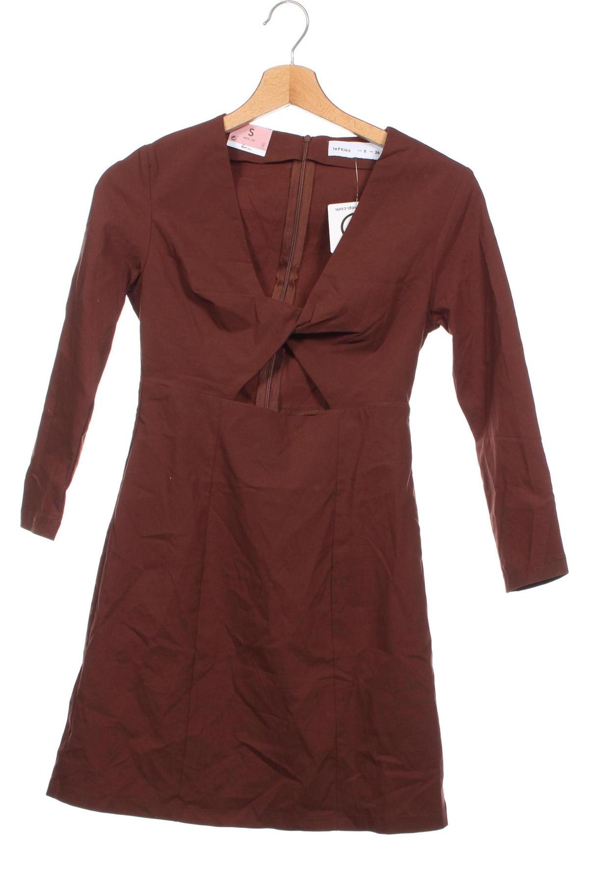 Kleid Lefties, Größe S, Farbe Braun, Preis 23,71 €