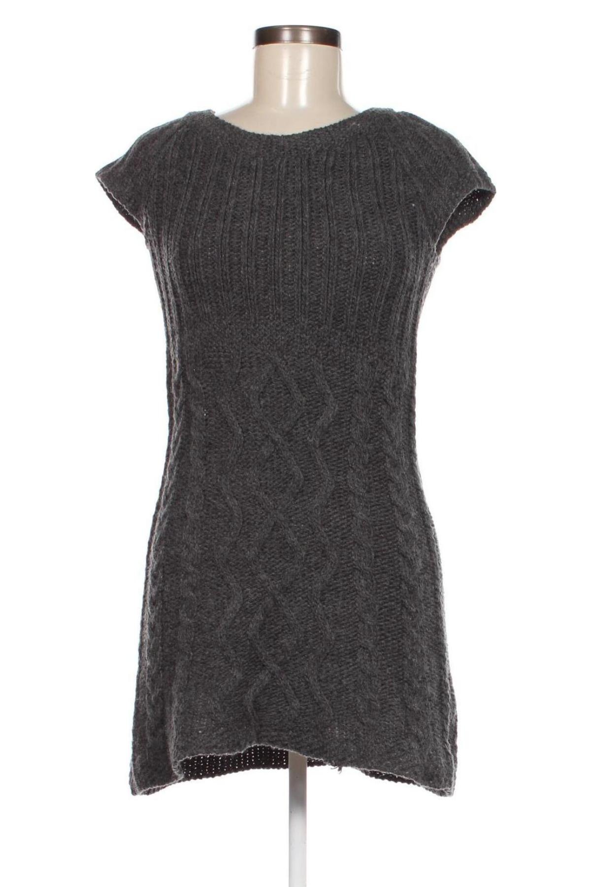Туника Zara Knitwear, Размер S, Цвят Сив, Цена 7,92 лв.