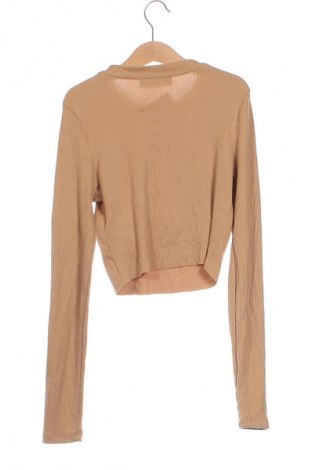 Damen Shirt Bershka, Größe XS, Farbe Beige, Preis € 6,64