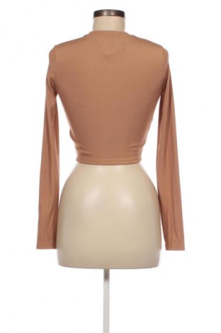 Damen Shirt Bershka, Größe S, Farbe Beige, Preis 5,99 €