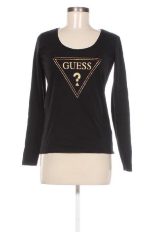 Дамска блуза Guess, Размер M, Цвят Черен, Цена 31,99 лв.