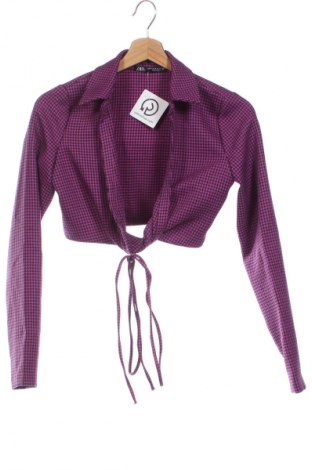 Damen Shirt Zara, Größe XS, Farbe Lila, Preis € 7,99