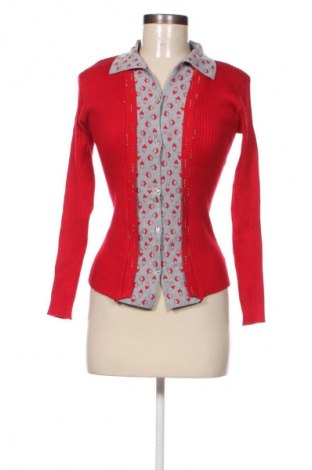 Damen Strickjacke, Größe M, Farbe Rot, Preis € 14,99