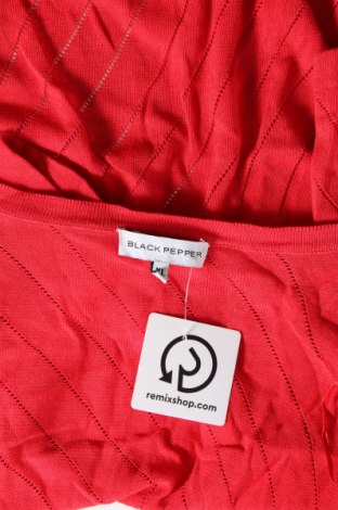 Damen Strickjacke Black Pepper, Größe XL, Farbe Rot, Preis € 8,49