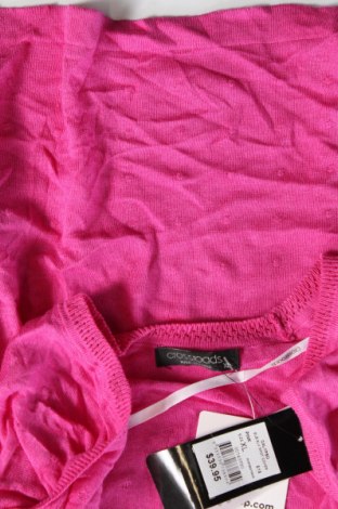 Damen Strickjacke Crossroads, Größe XL, Farbe Rosa, Preis € 4,99