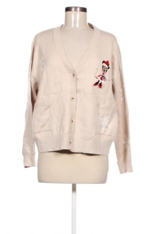 Damen Strickjacke Disney, Größe XL, Farbe Beige, Preis € 6,99