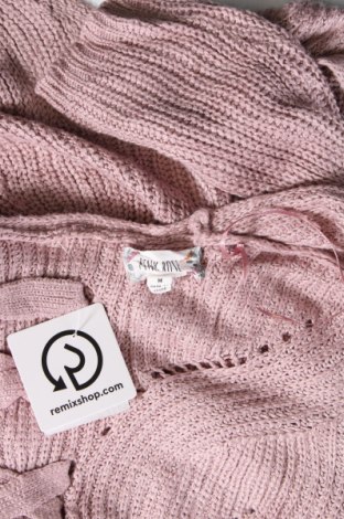 Damen Strickjacke Pink Rose, Größe M, Farbe Aschrosa, Preis € 4,99