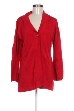 Damen Strickjacke Rafaella, Größe XL, Farbe Rot, Preis 28,99 €