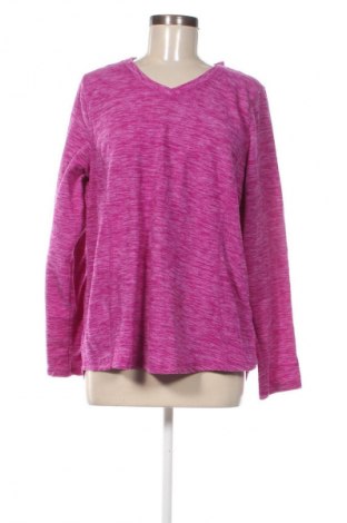 Damen Fleece Shirt St. John's Bay, Größe L, Farbe Lila, Preis € 9,49