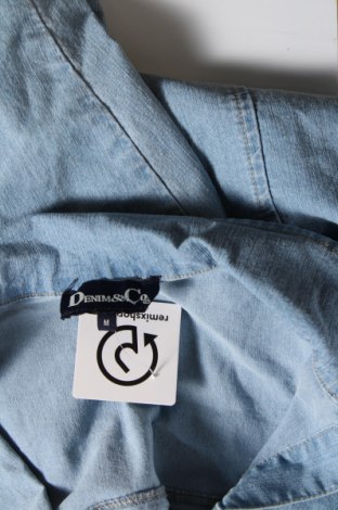 Дамска риза Denim&Co., Размер M, Цвят Син, Цена 12,99 лв.