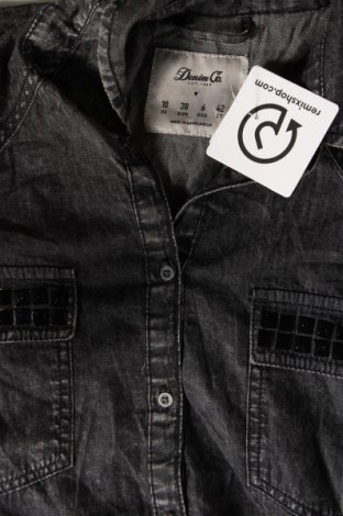 Дамска риза Denim&Co., Размер M, Цвят Черен, Цена 12,99 лв.