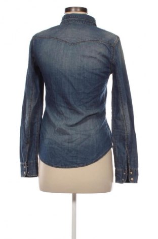 Damenbluse H&M L.O.G.G., Größe XS, Farbe Blau, Preis € 7,49