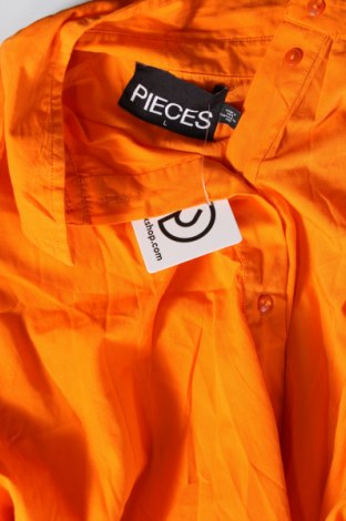 Damenbluse Pieces, Größe L, Farbe Orange, Preis 7,49 €