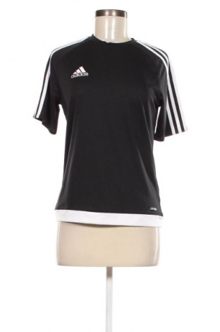 Damen T-Shirt Adidas, Größe S, Farbe Schwarz, Preis 17,49 €