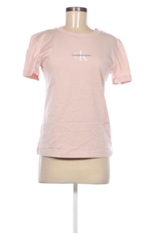 Damen T-Shirt Calvin Klein Jeans, Größe M, Farbe Rosa, Preis 57,49 €