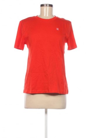 Damen T-Shirt Calvin Klein Jeans, Größe S, Farbe Rot, Preis € 20,49