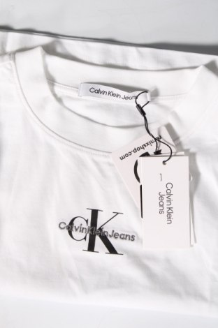 Tricou de femei Calvin Klein Jeans, Mărime XS, Culoare Alb, Preț 188,99 Lei