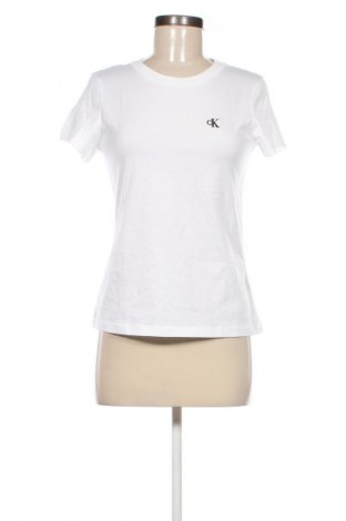 Damen T-Shirt Calvin Klein Jeans, Größe S, Farbe Weiß, Preis € 53,99