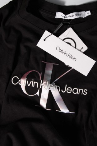 Γυναικείο t-shirt Calvin Klein Jeans, Μέγεθος L, Χρώμα Μαύρο, Τιμή 33,49 €