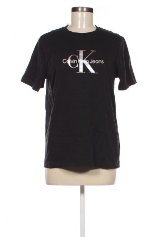 Γυναικείο t-shirt Calvin Klein Jeans, Μέγεθος L, Χρώμα Μαύρο, Τιμή 33,49 €