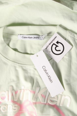 Damen T-Shirt Calvin Klein Jeans, Größe S, Farbe Grün, Preis € 57,49