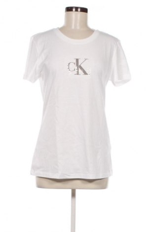 Tricou de femei Calvin Klein Jeans, Mărime XL, Culoare Alb, Preț 269,99 Lei