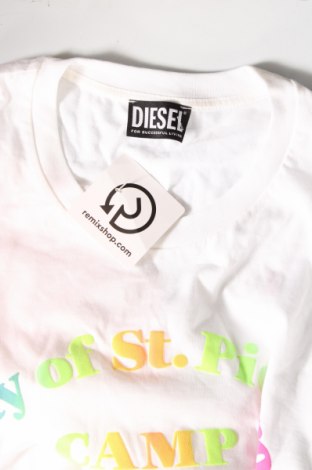 Γυναικείο t-shirt Diesel, Μέγεθος XXL, Χρώμα Λευκό, Τιμή 34,99 €