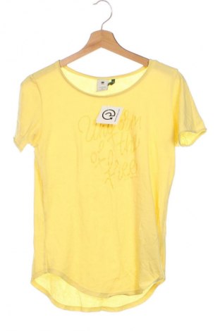 Damski T-shirt G-Star Raw, Rozmiar XS, Kolor Żółty, Cena 45,98 zł