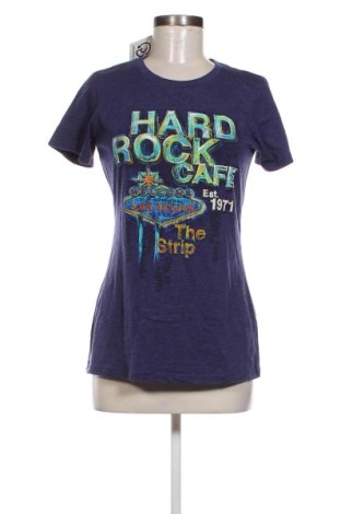 Damen T-Shirt Hard Rock, Größe L, Farbe Blau, Preis 5,49 €