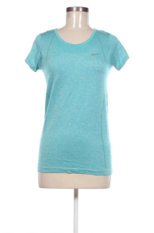 Γυναικείο t-shirt Nike, Μέγεθος M, Χρώμα Μπλέ, Τιμή 13,99 €