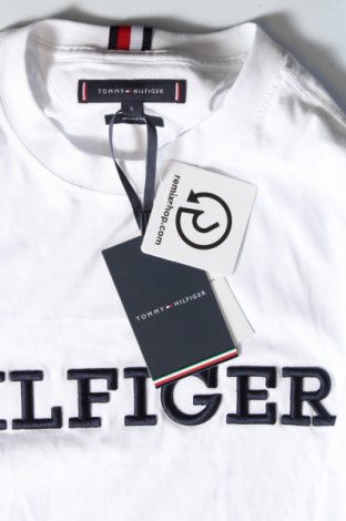 Męski T-shirt Tommy Hilfiger, Rozmiar S, Kolor Biały, Cena 105,99 zł