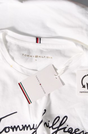 Γυναικείο t-shirt Tommy Hilfiger, Μέγεθος L, Χρώμα Λευκό, Τιμή 47,99 €