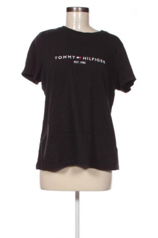 Γυναικείο t-shirt Tommy Hilfiger, Μέγεθος XXL, Χρώμα Μαύρο, Τιμή 50,99 €