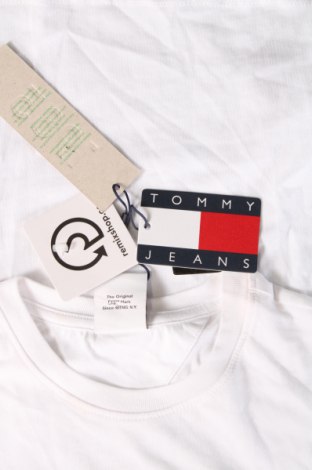 Damski T-shirt Tommy Jeans, Rozmiar XS, Kolor Biały, Cena 262,99 zł