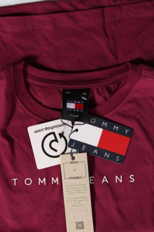 Damski T-shirt Tommy Jeans, Rozmiar XS, Kolor Fioletowy, Cena 147,99 zł