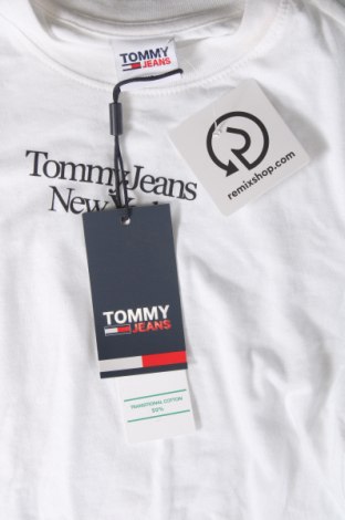 Γυναικείο t-shirt Tommy Jeans, Μέγεθος XS, Χρώμα Λευκό, Τιμή 71,49 €