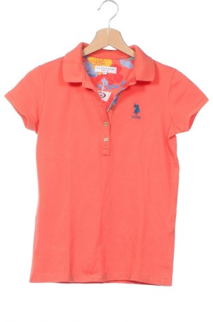 Damen T-Shirt U.S. Polo Assn., Größe XS, Farbe Orange, Preis € 13,99