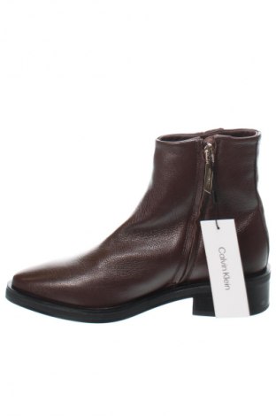 Damen Stiefeletten Calvin Klein, Größe 39, Farbe Braun, Preis 185,99 €