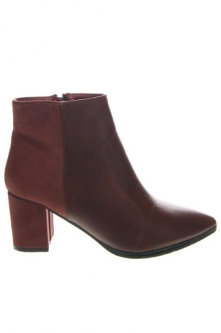 Botine de damă Mannika, Mărime 39, Culoare Roșu, Preț 104,99 Lei