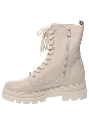 Botine de damă Tommy Hilfiger, Mărime 39, Culoare Ecru, Preț 590,99 Lei