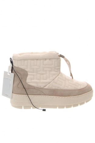 Botine de damă Tommy Hilfiger, Mărime 37, Culoare Ecru, Preț 450,99 Lei