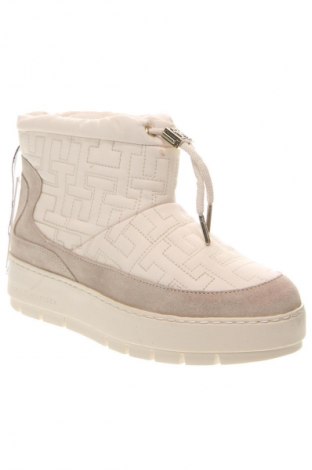 Botine de damă Tommy Hilfiger, Mărime 37, Culoare Ecru, Preț 450,99 Lei