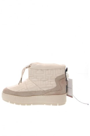 Botine de damă Tommy Hilfiger, Mărime 37, Culoare Ecru, Preț 450,99 Lei