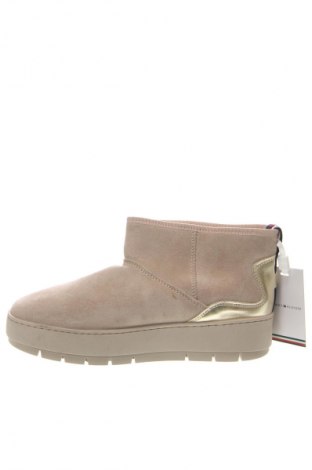 Botine de damă Tommy Hilfiger, Mărime 38, Culoare Ecru, Preț 655,99 Lei