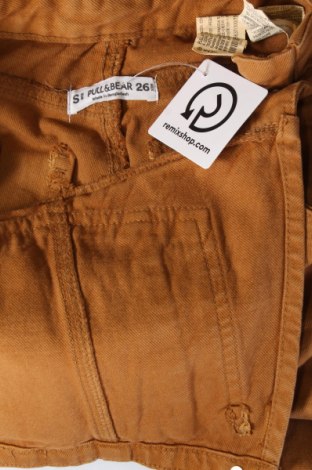 Дамски дълъг гащеризон Pull&Bear, Размер S, Цвят Кафяв, Цена 38,49 лв.