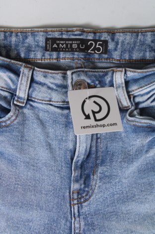 Damskie jeansy Amisu, Rozmiar XS, Kolor Niebieski, Cena 41,99 zł